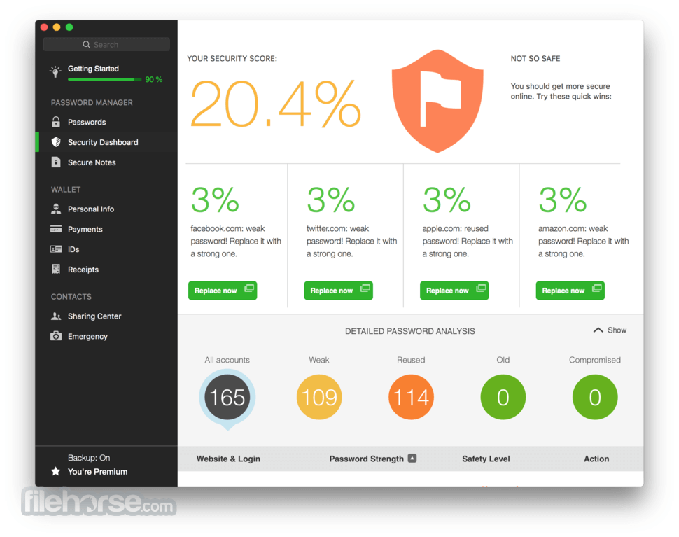 Dashlane 畫面截圖 3