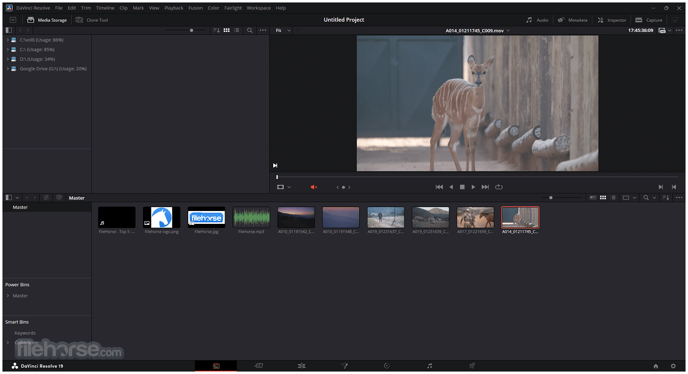 DaVinci Resolve 畫面截圖 1
