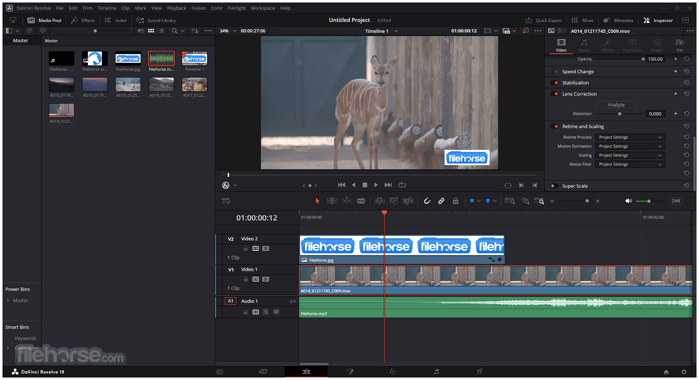 DaVinci Resolve 畫面截圖 2