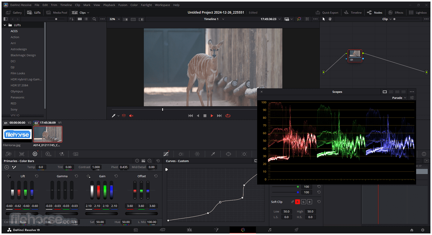 DaVinci Resolve 畫面截圖 3
