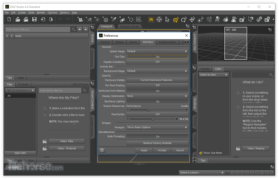 DAZ Studio 畫面截圖 5