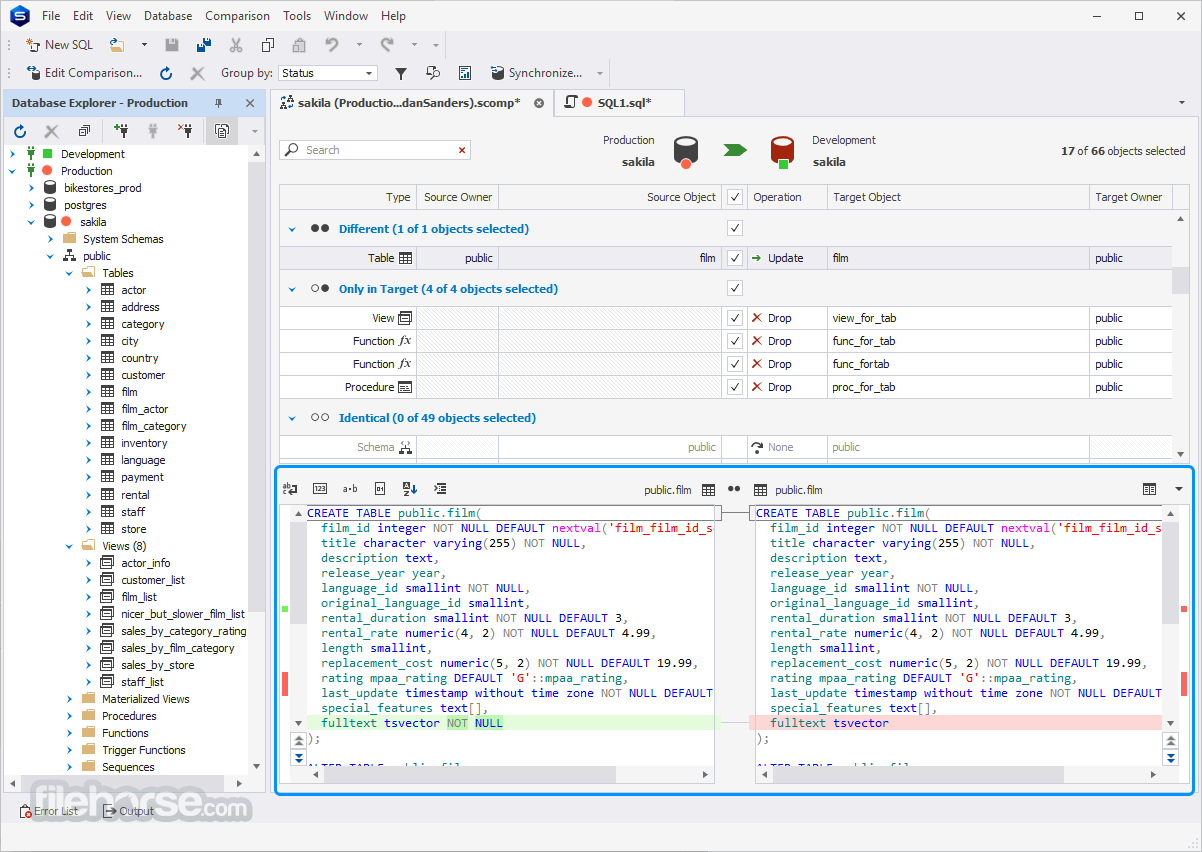 dbForge Studio for PostgreSQL 畫面截圖 3