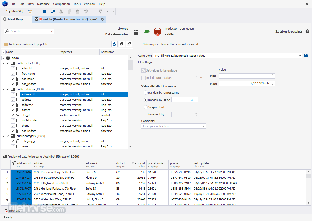 dbForge Studio for PostgreSQL 畫面截圖 4