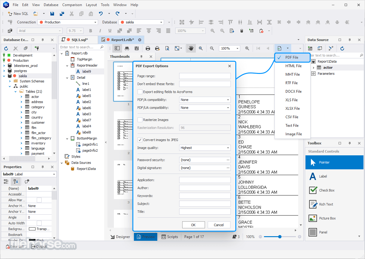 dbForge Studio for PostgreSQL 畫面截圖 5