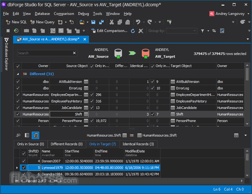 dbForge Studio for SQL Server Professional 畫面截圖 2