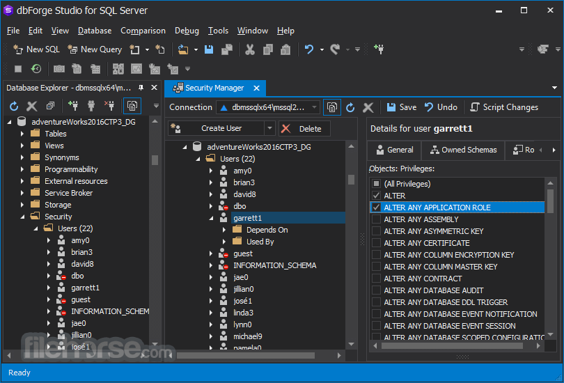 dbForge Studio for SQL Server Professional 畫面截圖 3