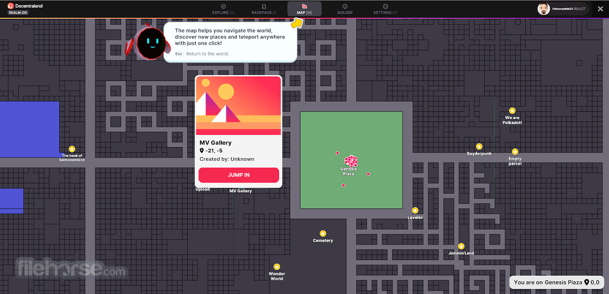Decentraland 畫面截圖 3