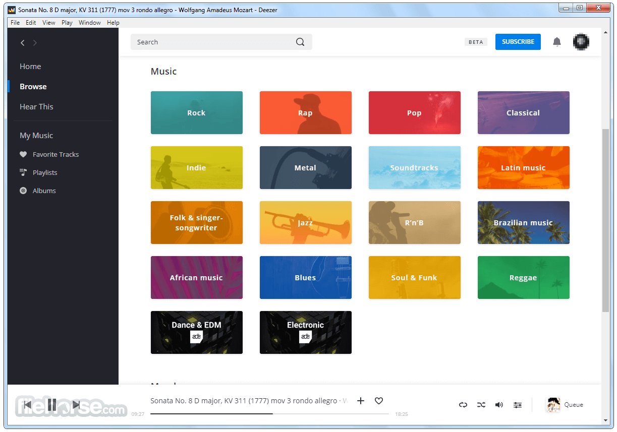 Deezer Desktop 畫面截圖 4