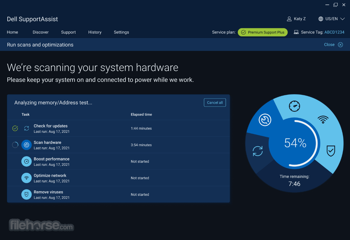 Dell SupportAssist 畫面截圖 3