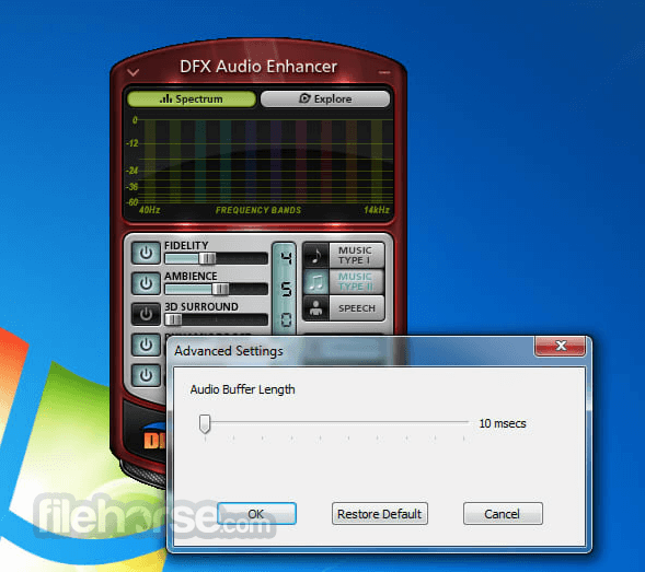 DFX Audio Enhancer 畫面截圖 2