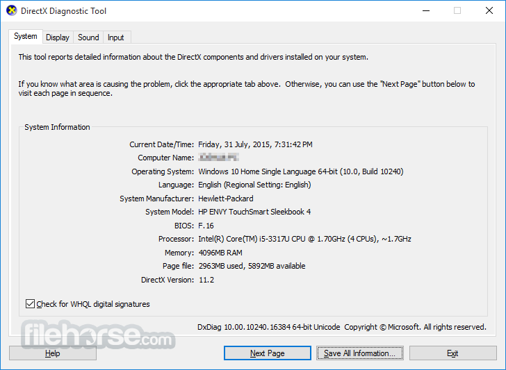 DirectX 畫面截圖 1