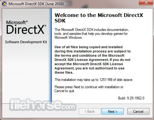 DirectX SDK 9.29.1962 (June 2010) 畫面截圖 1