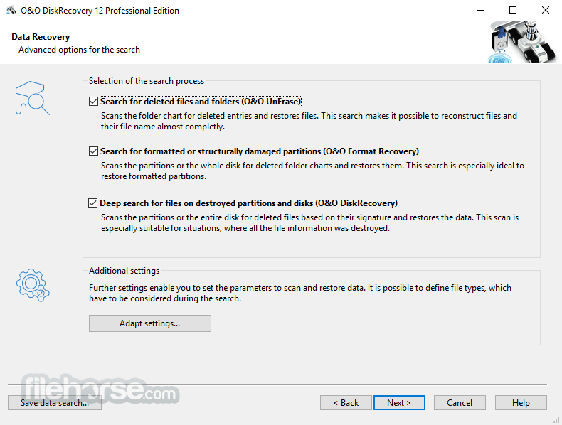 O&O DiskRecovery Professional 14.0.17 (64-bit) 畫面截圖 3