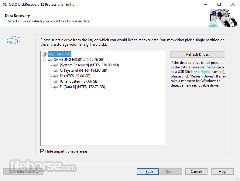O&O DiskRecovery Professional 14.0.17 (64-bit) 畫面截圖 5