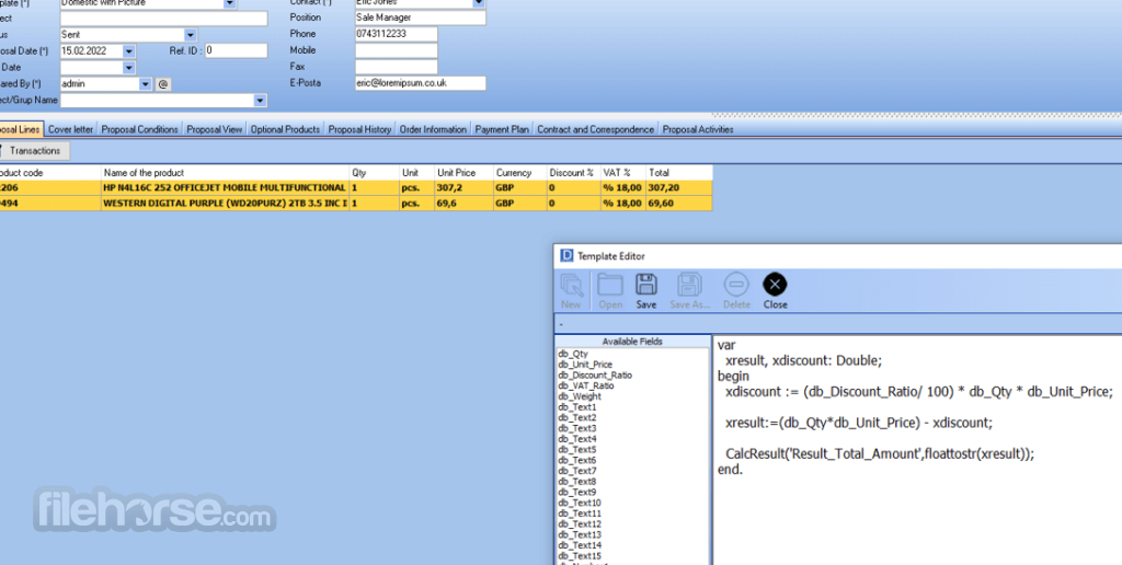 DocMaster Proposal Software 畫面截圖 4