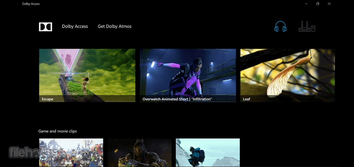 Dolby Access 畫面截圖 2