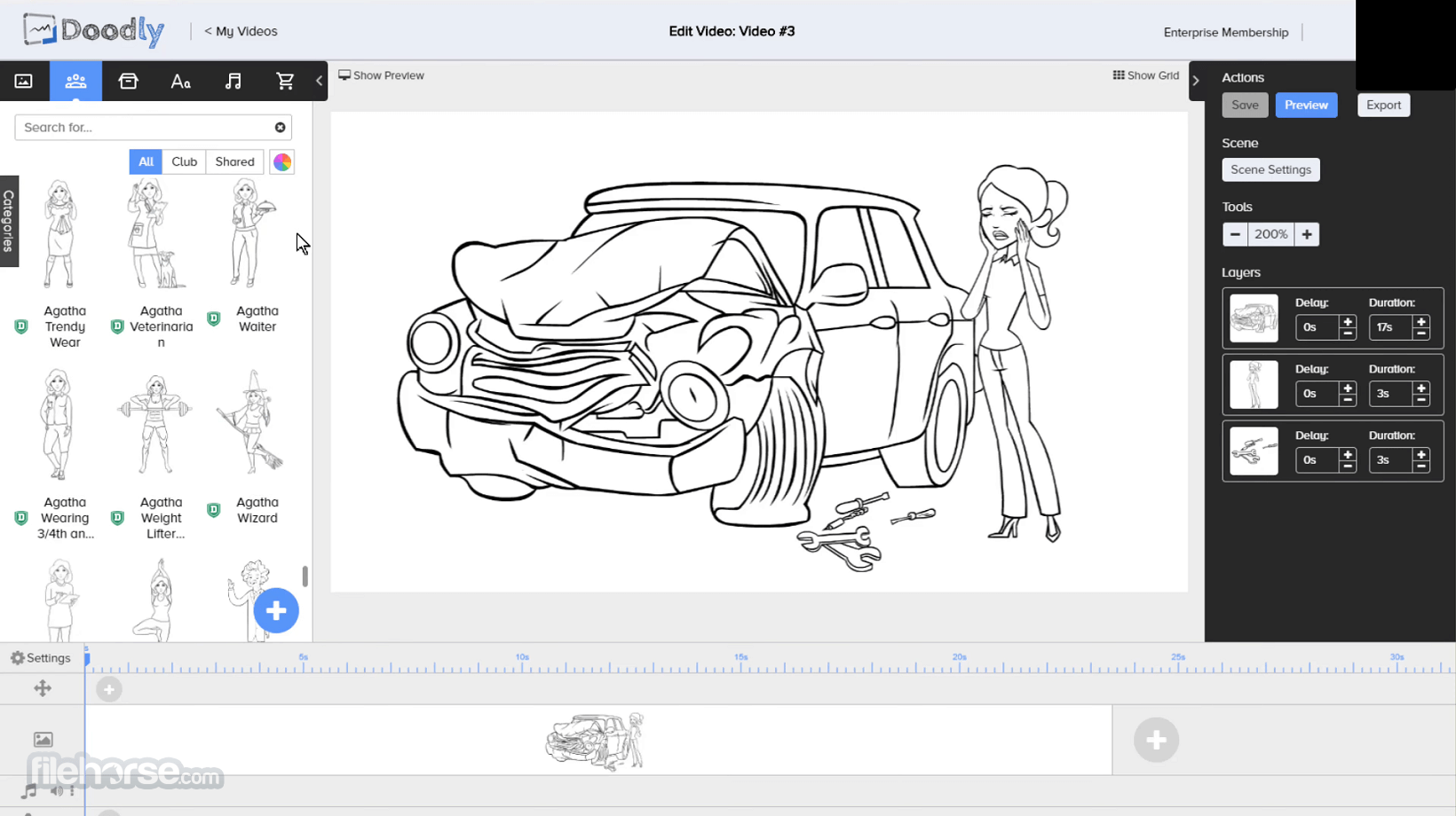 Doodly - Animation Whiteboard Software 畫面截圖 1