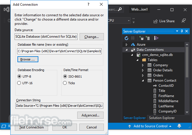 dotConnect for SQLite Professional 畫面截圖 1