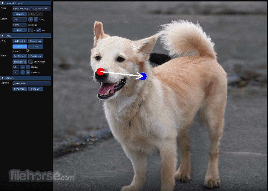 DragGAN - An advanced AI photo editing tool 畫面截圖 1