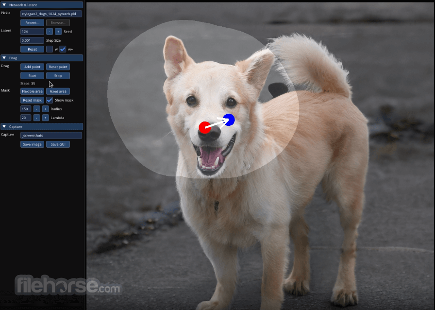 DragGAN - An advanced AI photo editing tool 畫面截圖 3