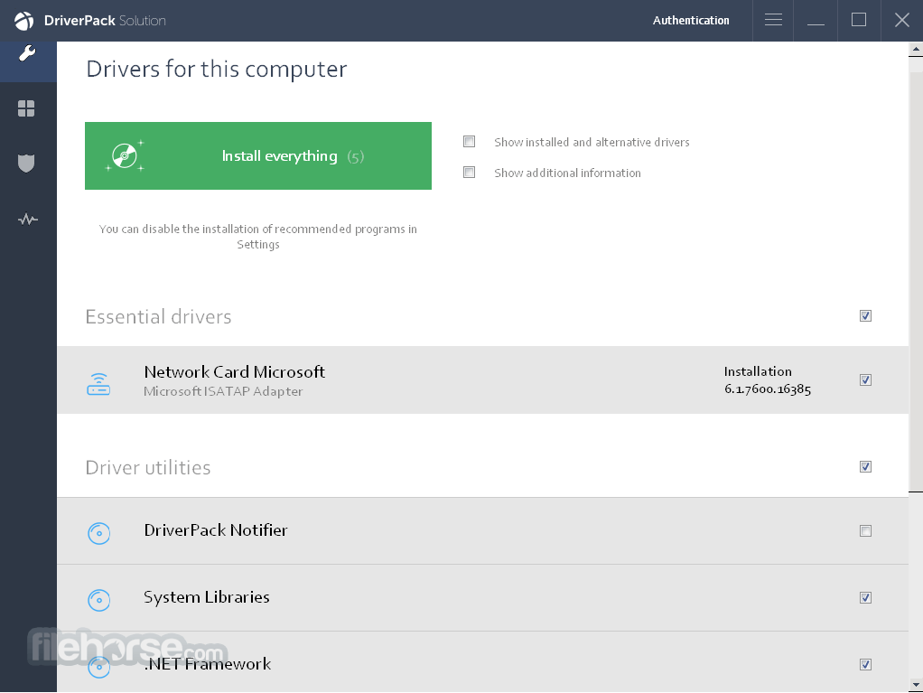DriverPack Network 畫面截圖 4