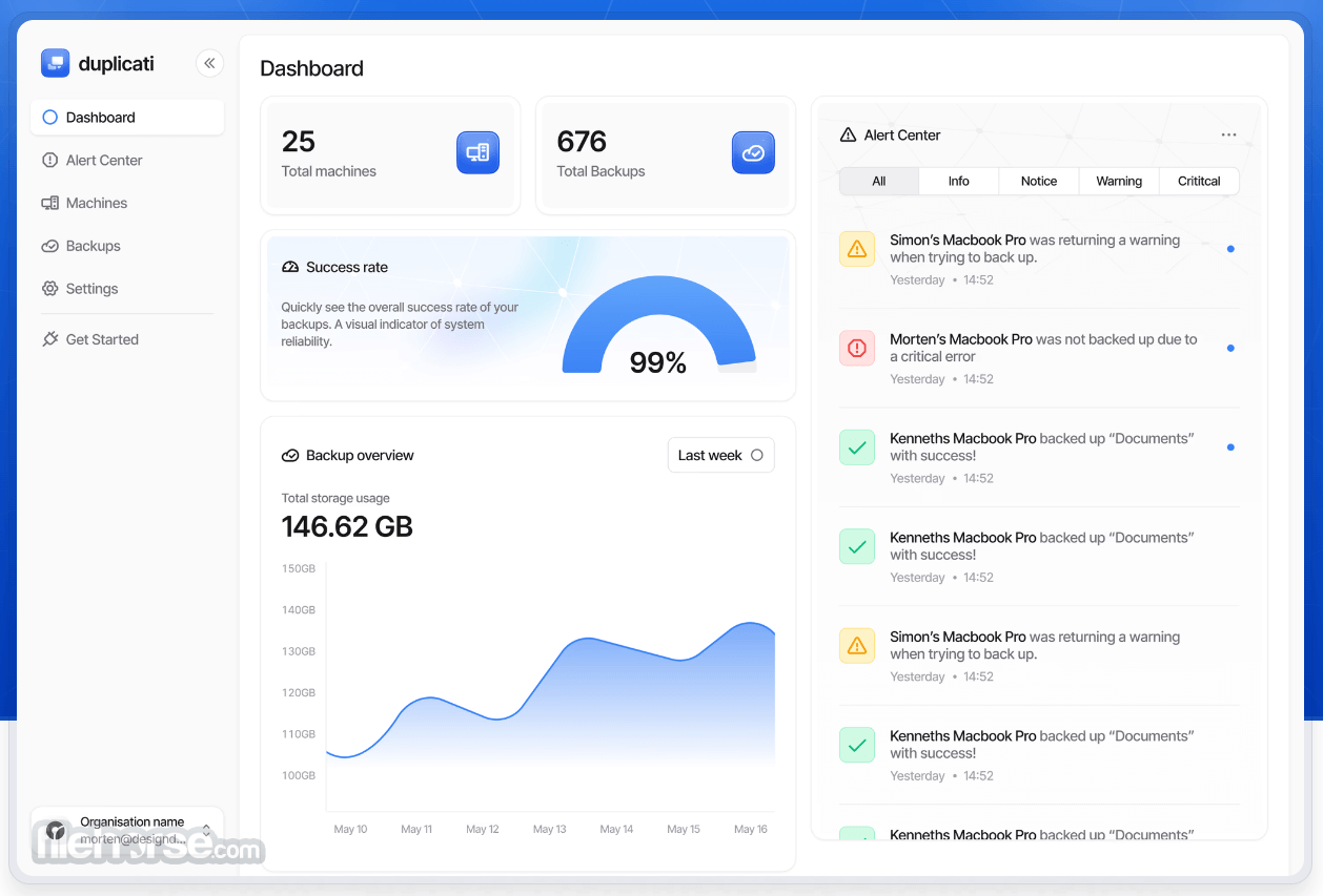 Duplicati 2.3.0.4 (64-bit) 畫面截圖 1