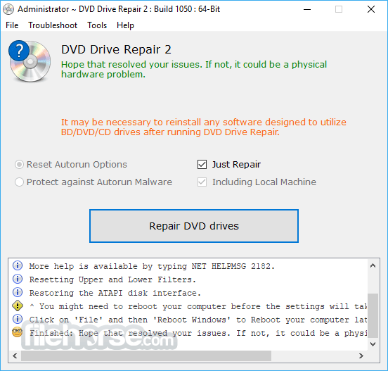 DVD Drive Repair 畫面截圖 1