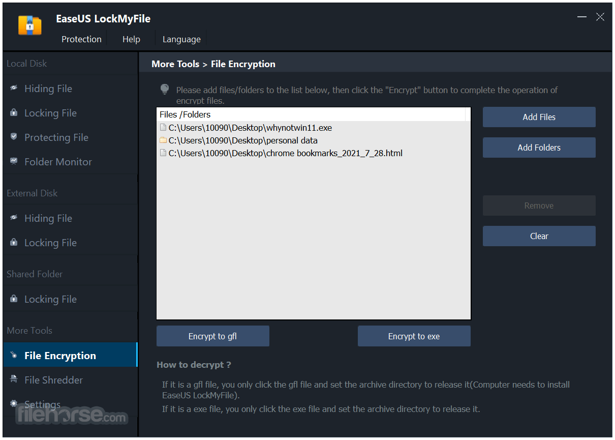 EaseUS LockMyFile 畫面截圖 4