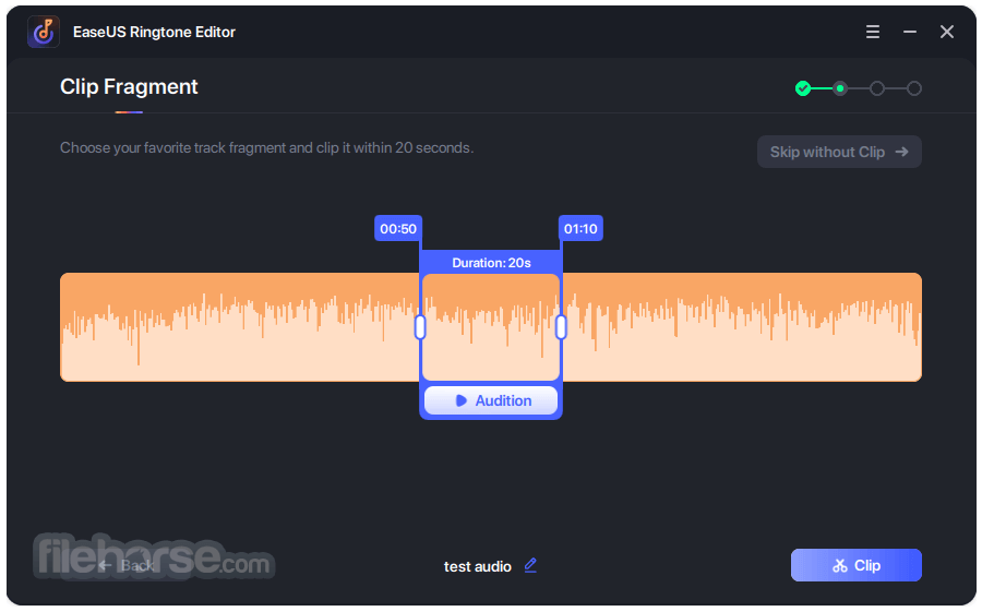 EaseUS Ringtone Editor 畫面截圖 2