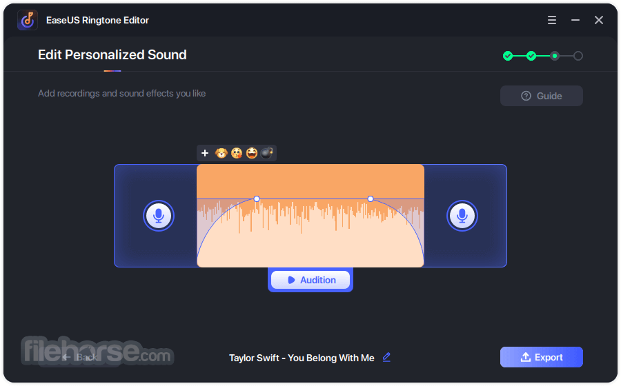 EaseUS Ringtone Editor 畫面截圖 3