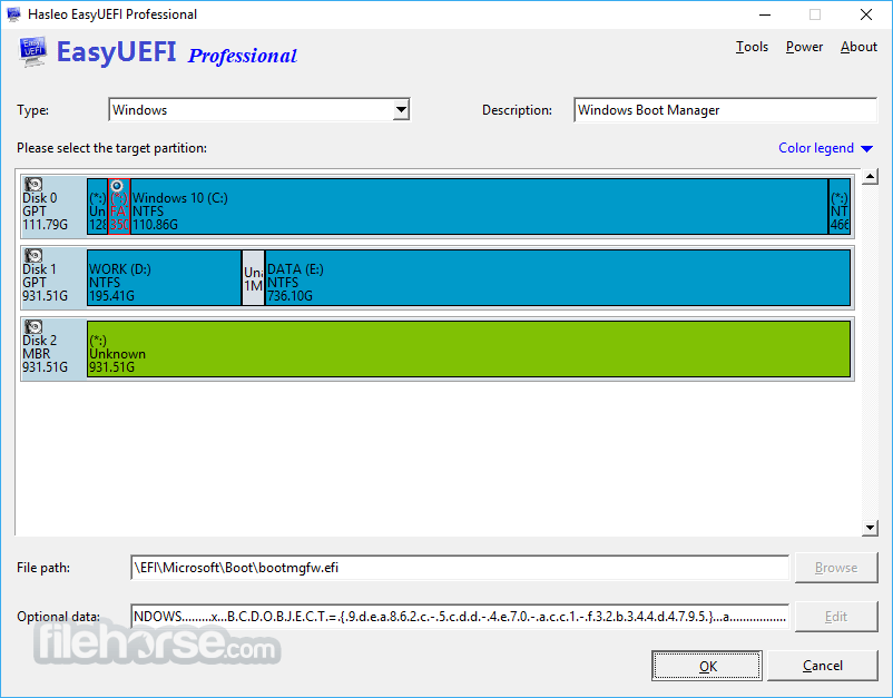 EasyUEFI 畫面截圖 5