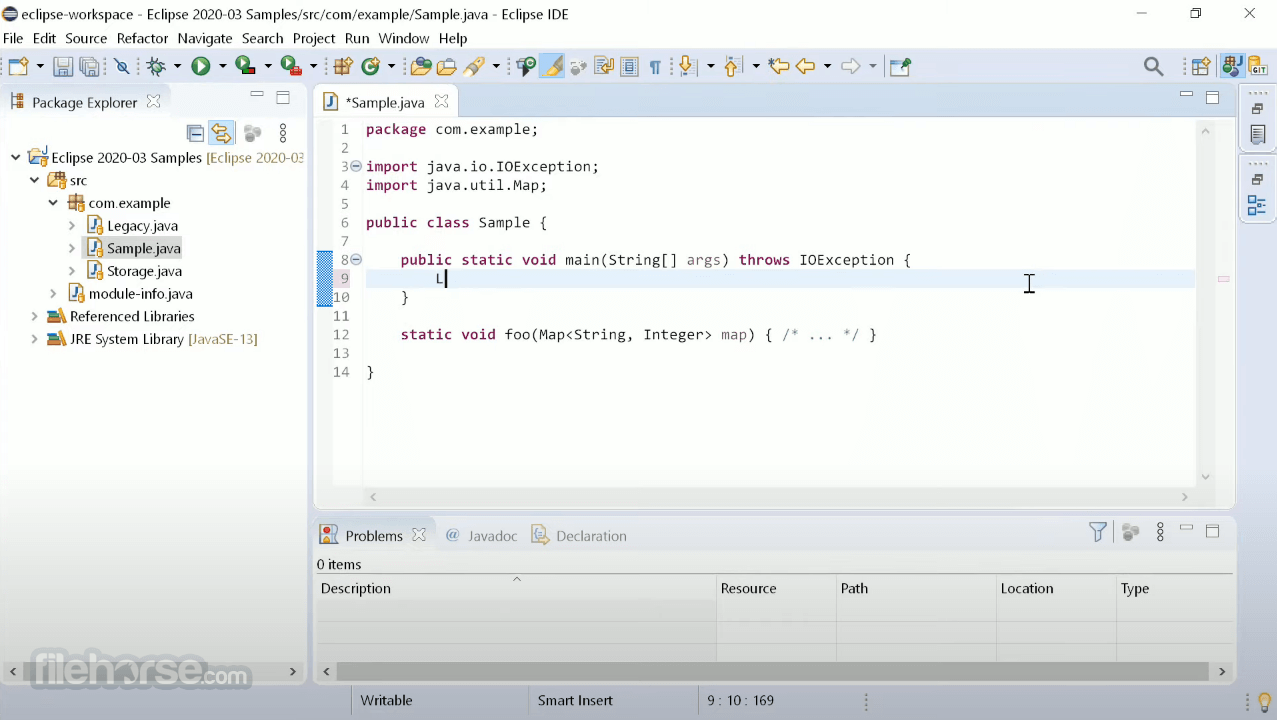 Eclipse IDE 畫面截圖 1