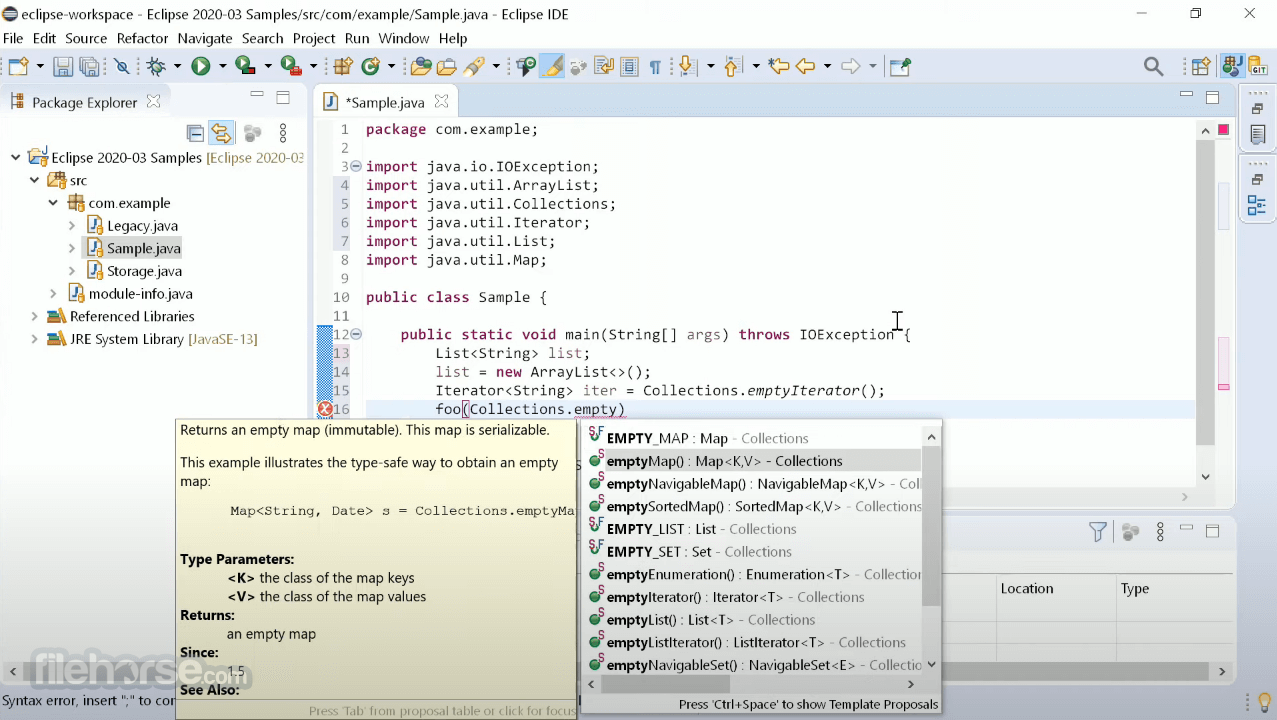 Eclipse IDE 畫面截圖 2