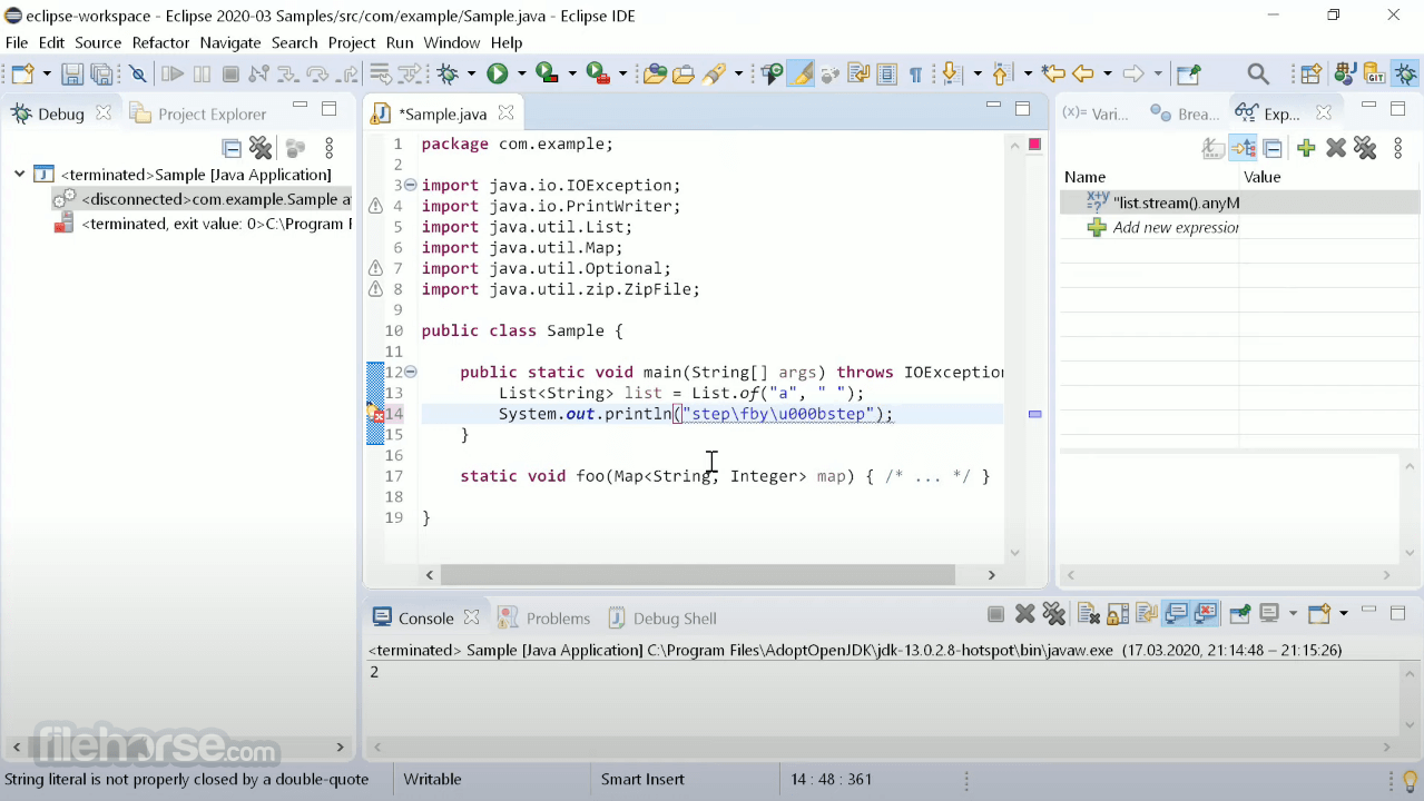 Eclipse IDE 畫面截圖 4