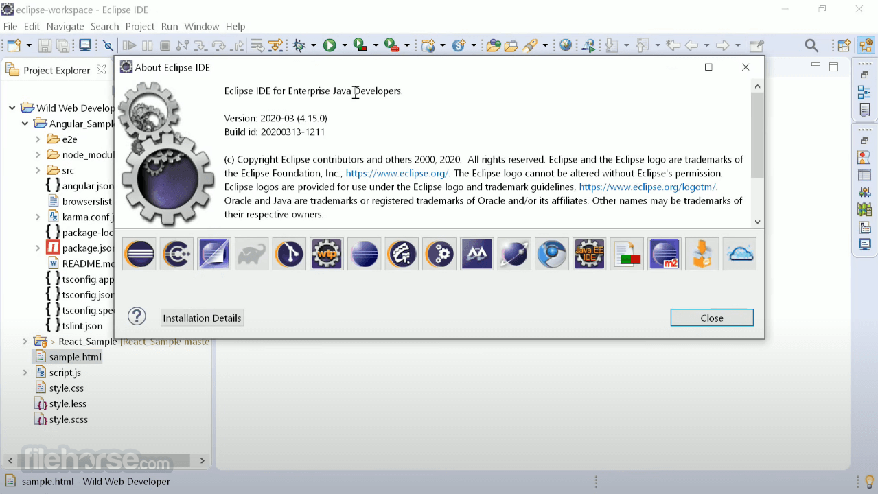 Eclipse IDE 畫面截圖 5
