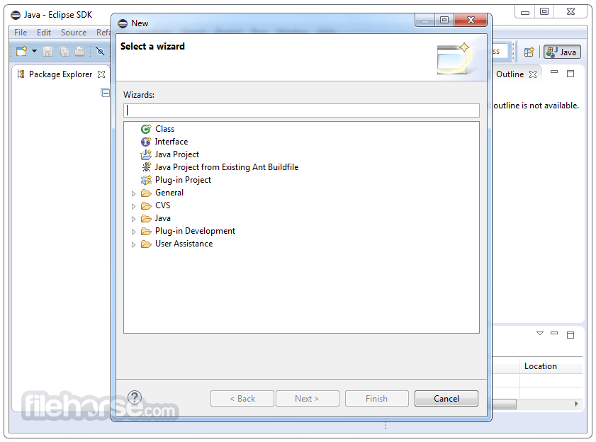 Eclipse SDK 畫面截圖 2