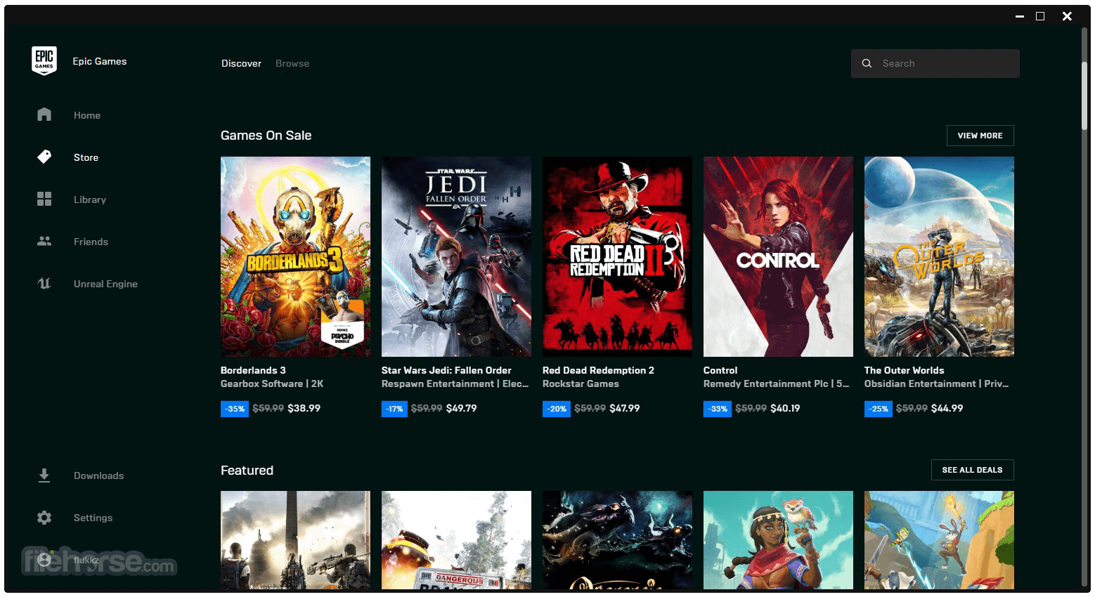 Epic Games Launcher 畫面截圖 2