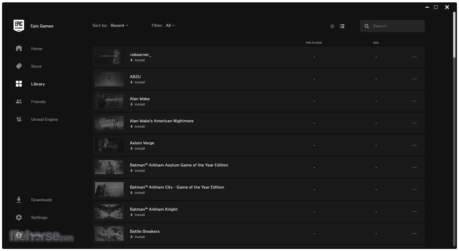 Epic Games Launcher 畫面截圖 3