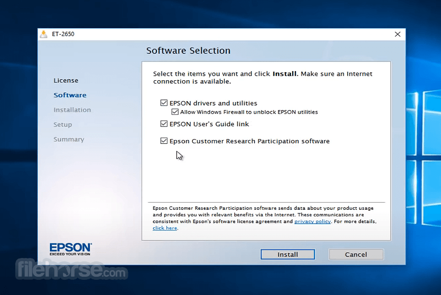 Epson Printer Driver 畫面截圖 1