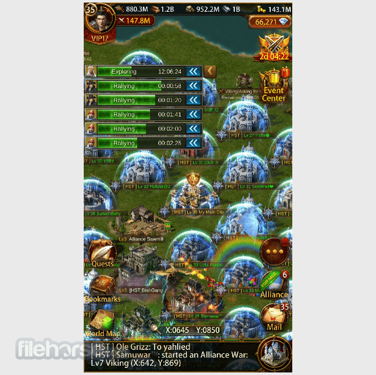 Evony: The King`s Return for PC 畫面截圖 1