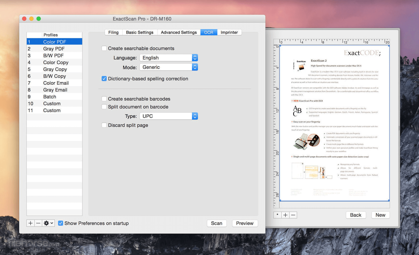 ExactScan Pro 畫面截圖 1