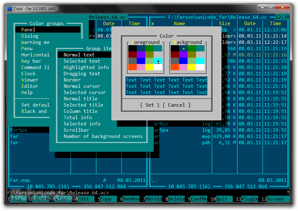 Far Manager 3.0 Build 6699 (64-bit) 畫面截圖 5