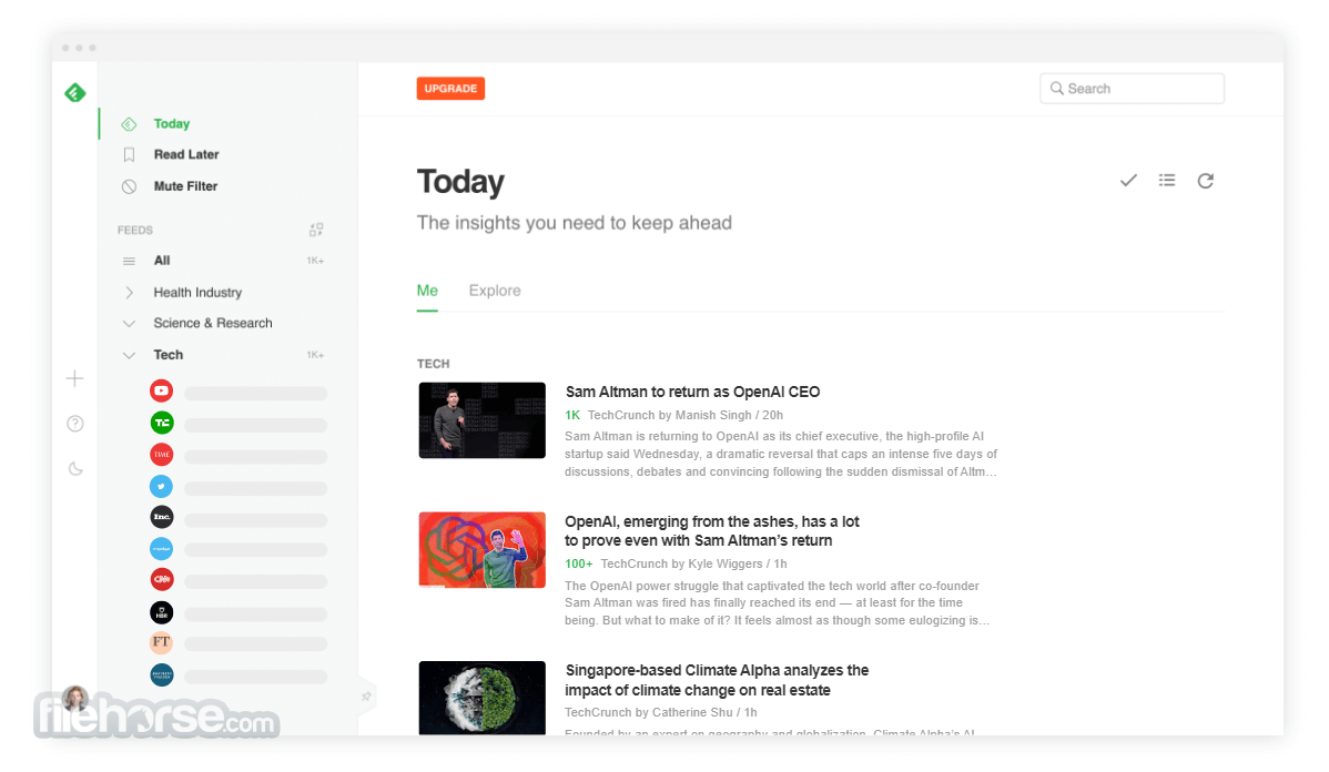 Feedly - News Aggregator Platform 畫面截圖 2