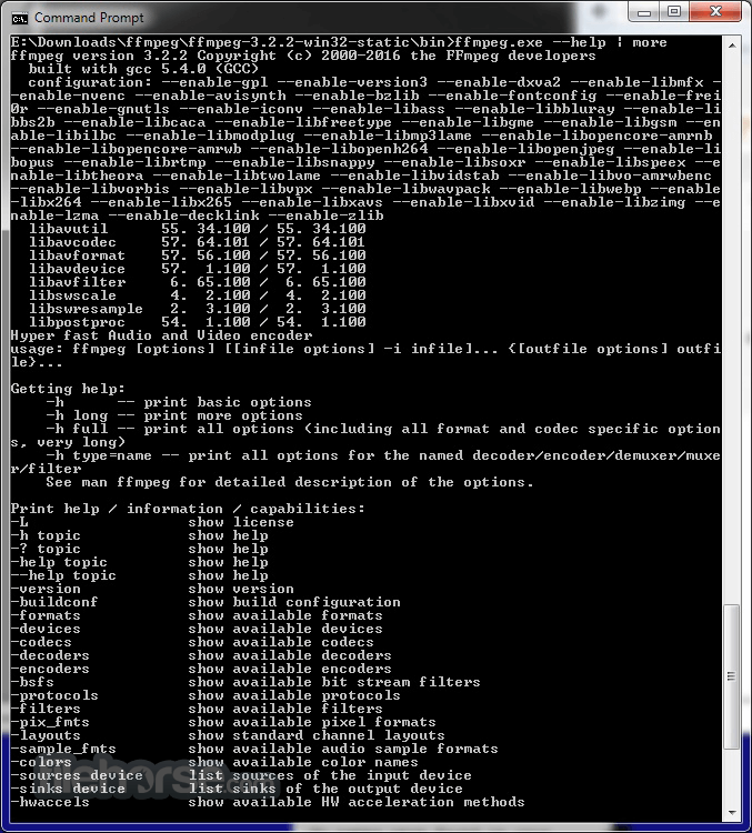 FFmpeg 畫面截圖 1