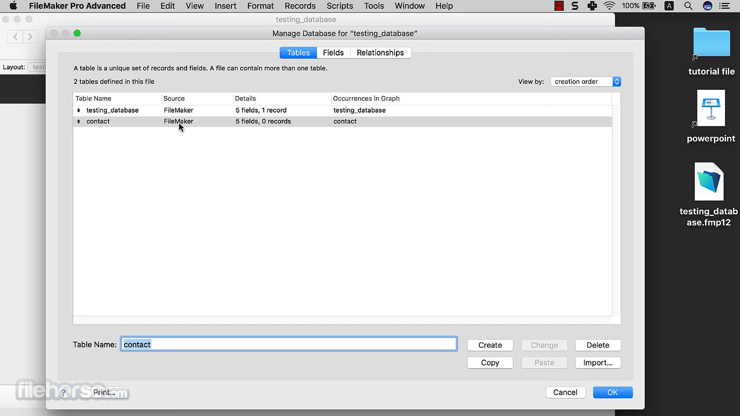 FileMaker Pro 畫面截圖 1