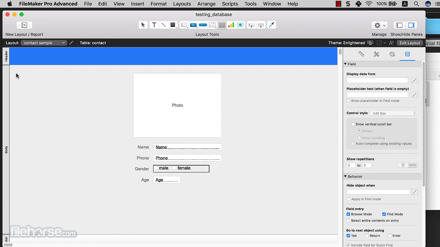 FileMaker Pro 畫面截圖 3