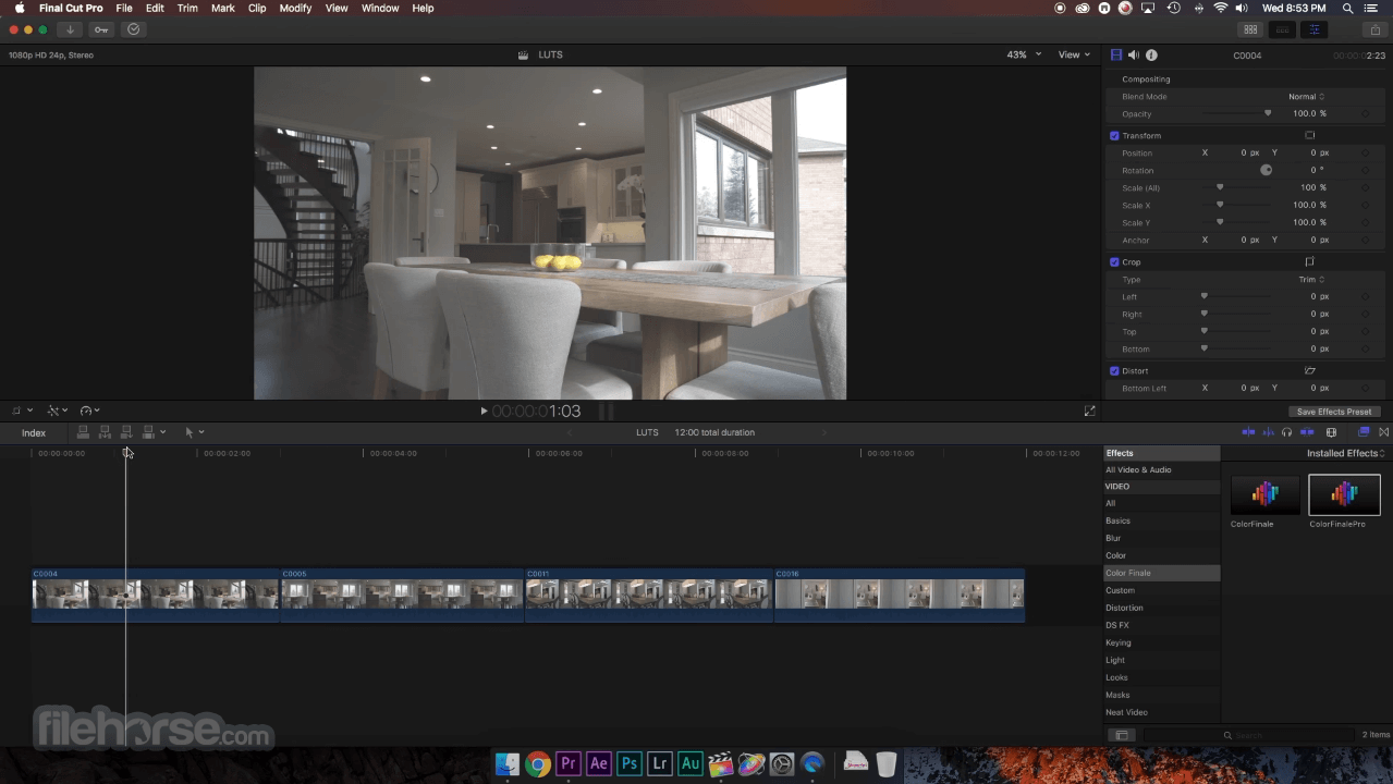 Final Cut Pro 畫面截圖 1