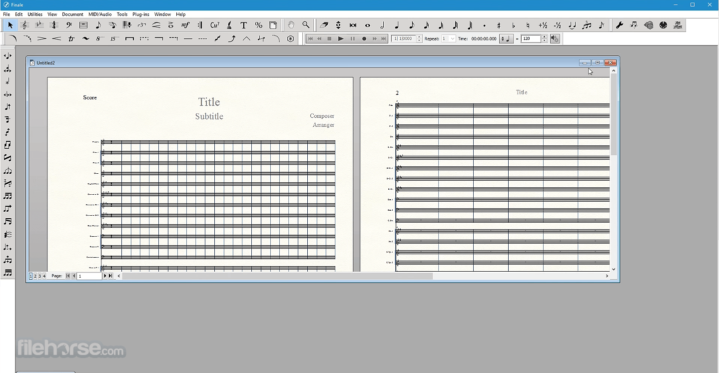 Finale 畫面截圖 2