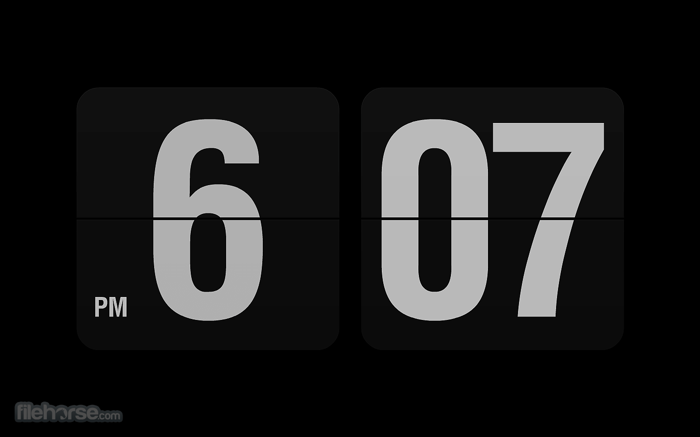 Fliqlo Flip Clock 畫面截圖 1