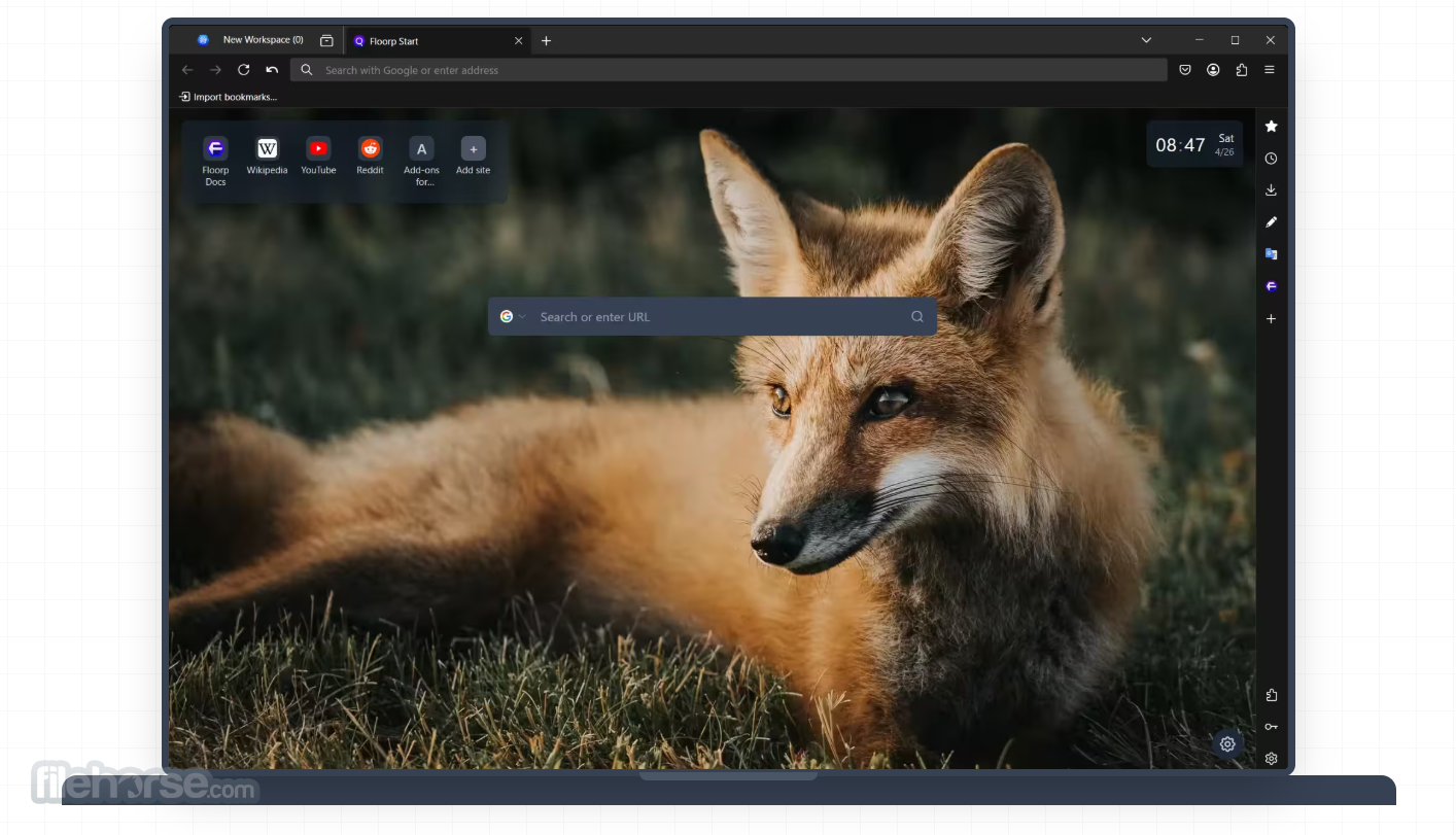 Floorp Browser 畫面截圖 1